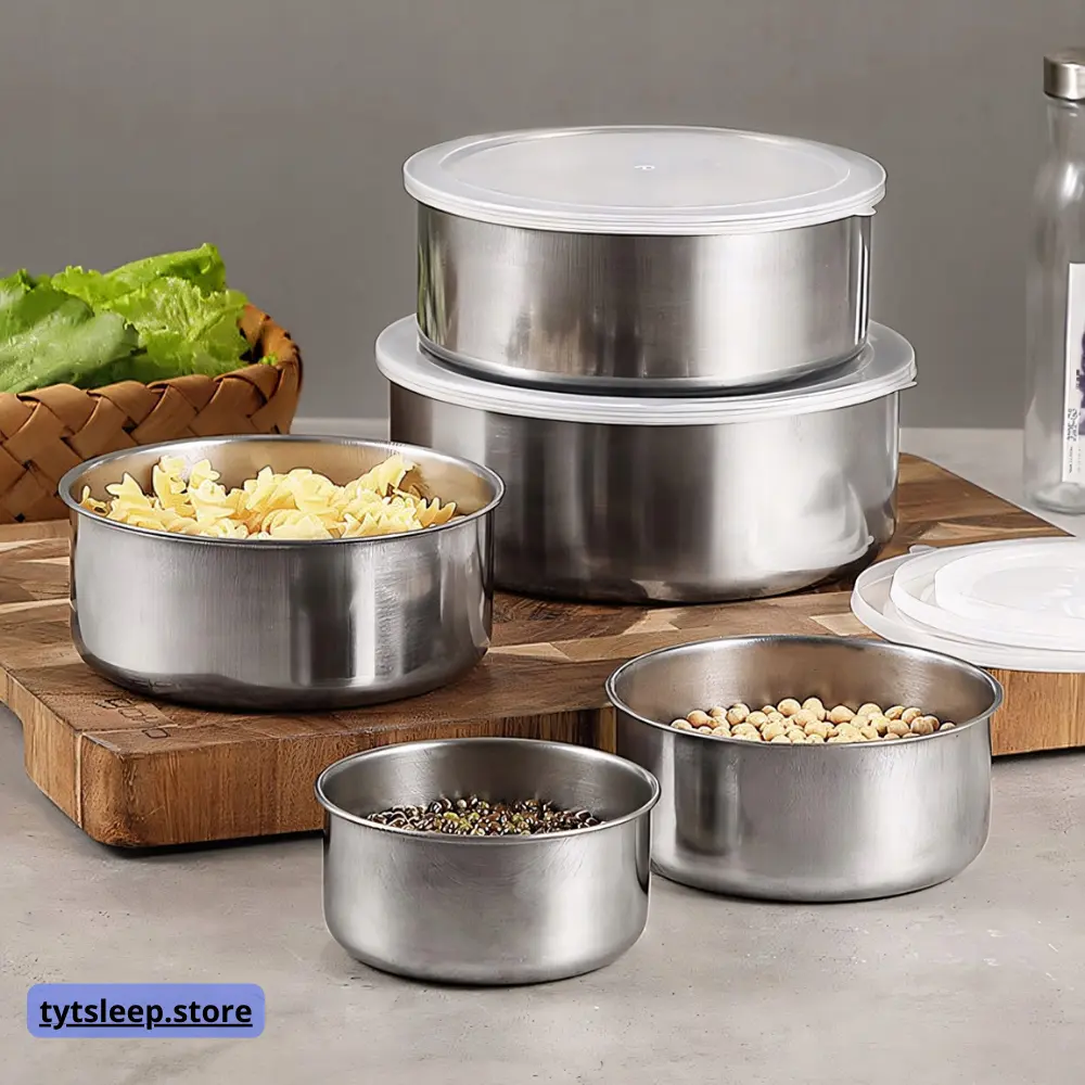 Набір судочків із кришкою